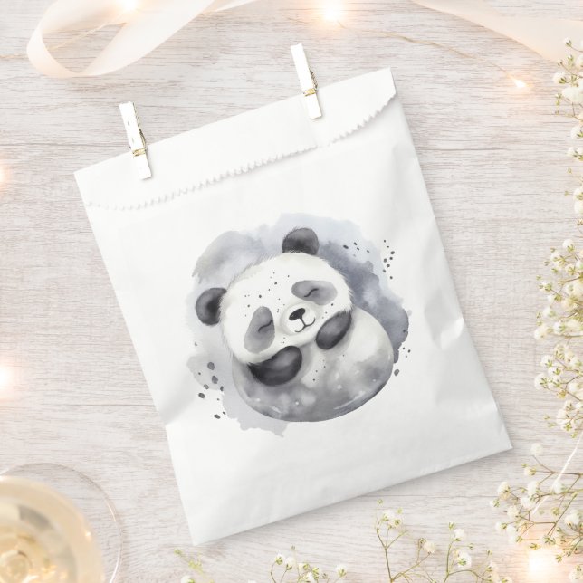 Comfy Panda Favour Bag (Clipped)