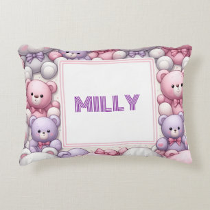 Comfy Teddy cuddles Decorative Cushion