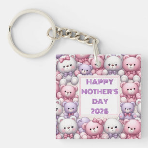 COMFY TEDDY CUDDLES KEY RING