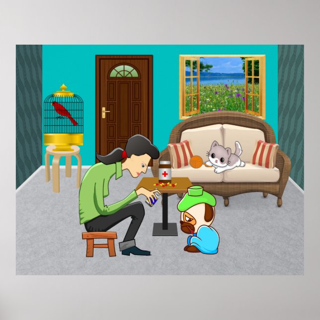 ComfyPaws Poster (Front)