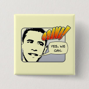 comic1 15 cm square badge