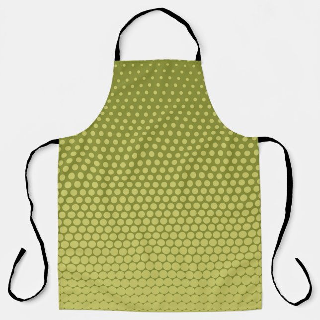 Comic background. Halftone dotted retro pattern wi Apron (Front)