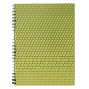 Comic background. Halftone dotted retro pattern wi Notebook