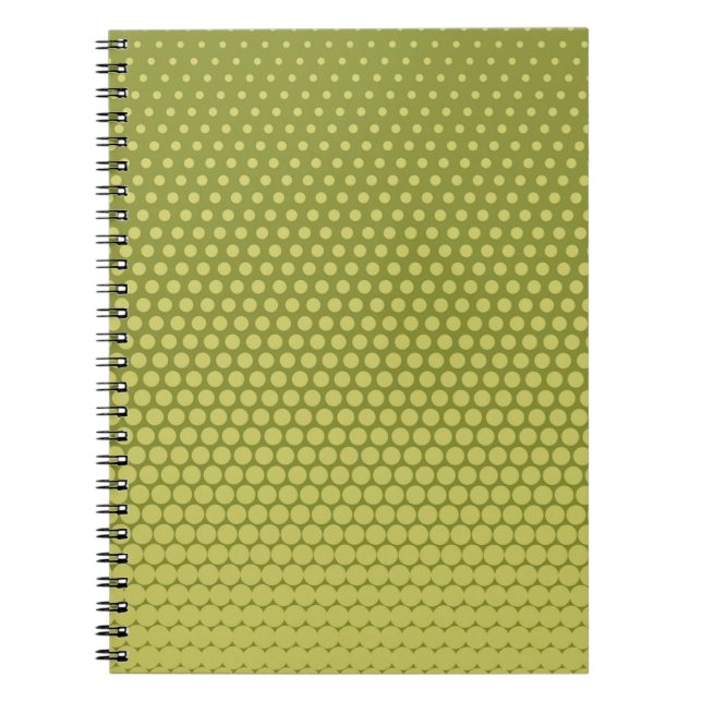 Comic background. Halftone dotted retro pattern wi Notebook (Front)