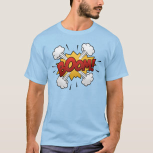 Comic Book Art Boom Bubble T-Shirt