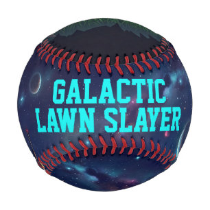Comic Book Astronaut Cosmic Mower Space Baseball