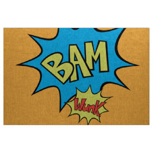Comic Book "Bam" Balloon Fabric