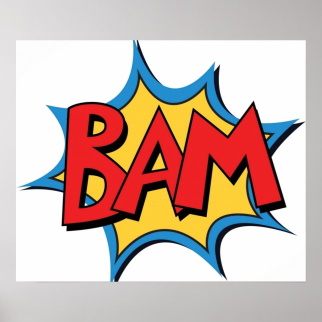 COMIC BOOK BAM POSTER (Front)