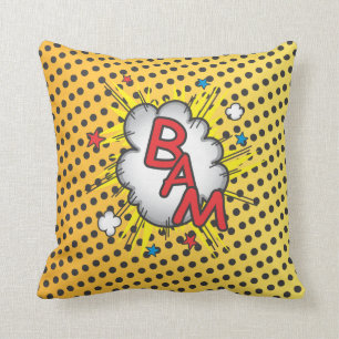 Comic Book Bang, Bam Pillow