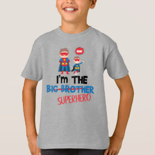 Comic book big brother superhero li'l sidekick T-Shirt