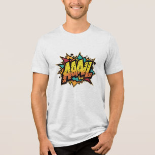 "Comic Book Burst: AAAL! Bella+Canvas Tri-Blend Shirt