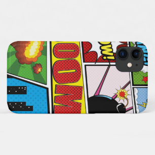 Comic Book cartoon fonts! iPhone 11 Case