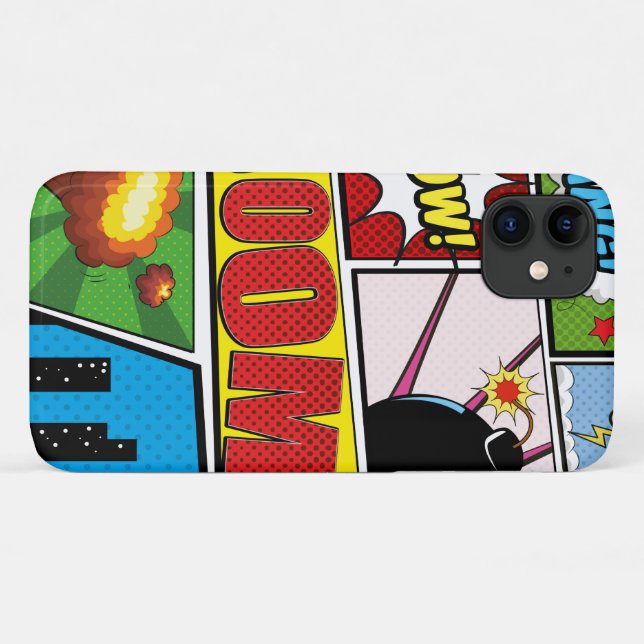 Comic Book cartoon fonts! Case-Mate iPhone Case (Back (Horizontal))