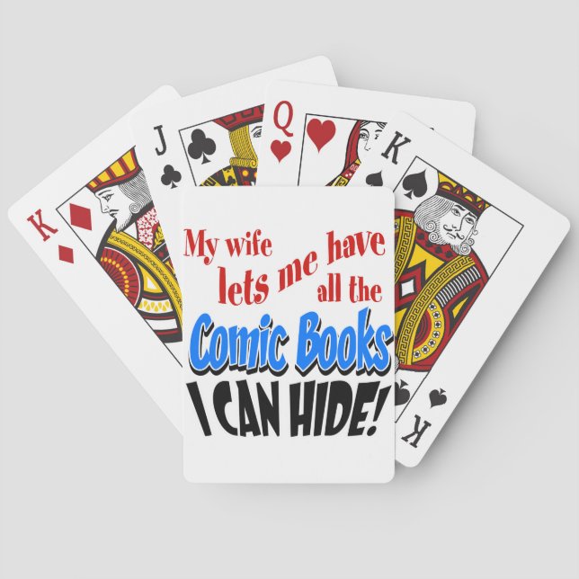 Comic Book Collecting Playing Cards (Back)