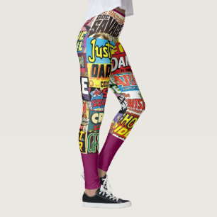 Comic Book Covers Leggings