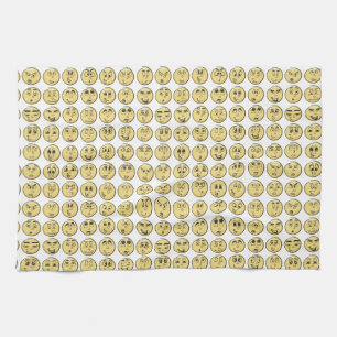 Comic Book Emoji Kitchen Tea Towels