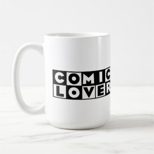 Comic Book Lover Bold Design Coffee Mug