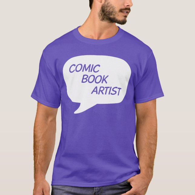 Comic Book Novel Comic Artist family T-Shirt (Front)