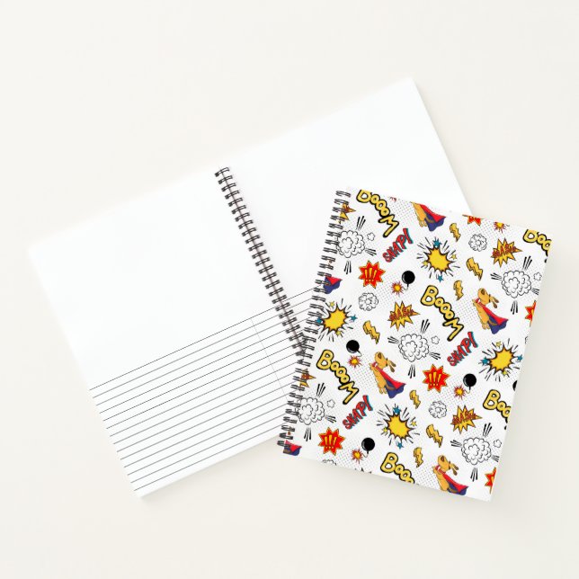 Comic Book Pattern Notebook  (Inside)
