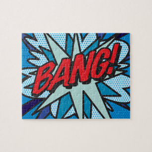Comic Book Pop Art BANG Jigsaw Puzzle