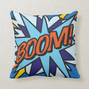 Comic Book Pop Art BOOM! BANG! Cushion