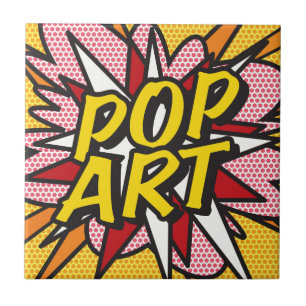 Comic Book POP ART Ceramic Tile
