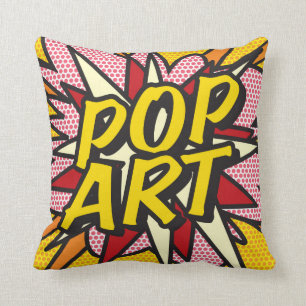 Comic Book POP ART cushion pillow
