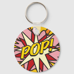 Comic Book Pop Art POP! Key Ring