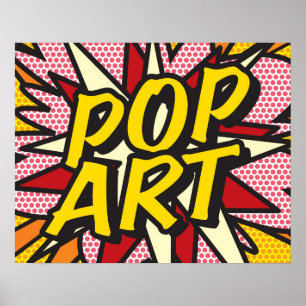Comic Book POP ART Poster