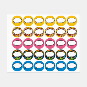 Comic Book Pop Art Speech Bubble