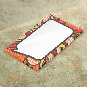 Comic Book Pop Art Speech Bubble Post-it Notes