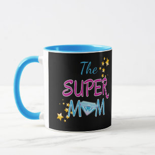 Comic Book Pop Art Superhero Mum Mother's Day Mug