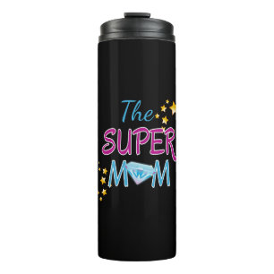Comic Book Pop Art Superhero Mum Mother's Day Thermal Tumbler