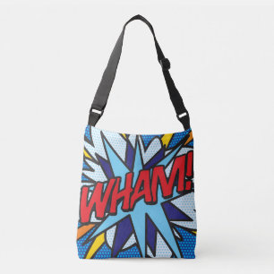 Comic Book Pop Art WHAM! BANG! Crossbody Bag