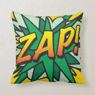 Comic Book Pop Art ZAP! POP! Cushion