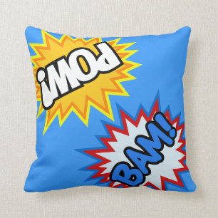 Comic Book Pow! Burst Cushion