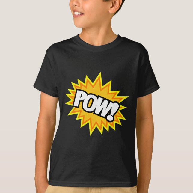 Comic Book Pow! Burst T-Shirt (Front)