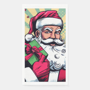 Comic book Santa/Christmas  Napkin