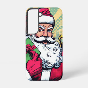 Comic book Santa/Christmas Samsung Galaxy Case