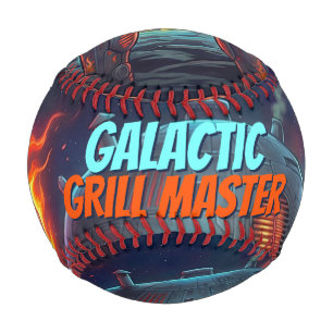 Comic Book Space Alien Grill Retro Pop Art Baseball