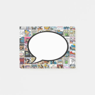 Comic Book Speech Bubble My Message Post-it Notes