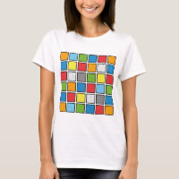 Comic Book Style Squares T-Shirt