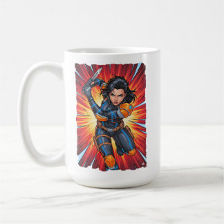 Comic Book Style Superhero Coffee Mug