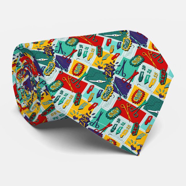 Comic Book Surgery! Tie (Rolled)