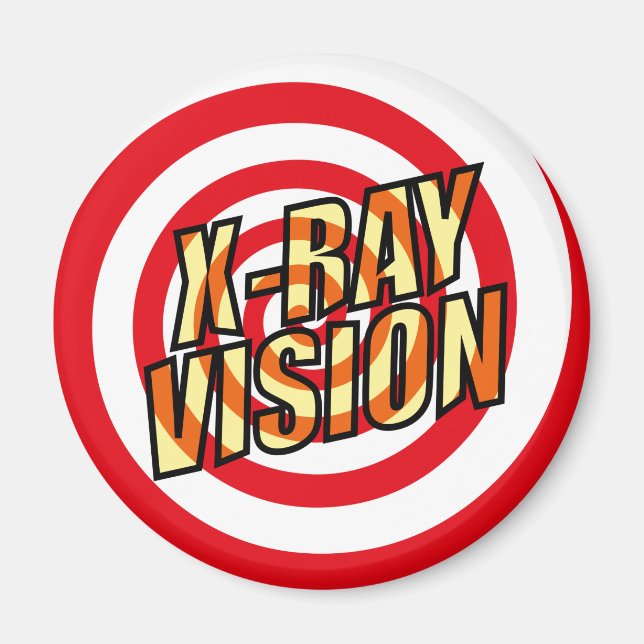 Comic Book X-RAY VISION Magnet (Front)