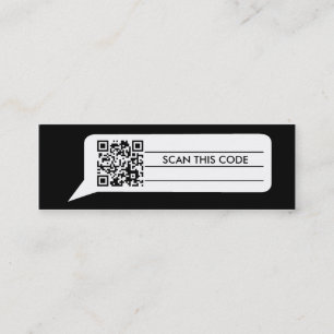 Comic Bubble Mini Business Card