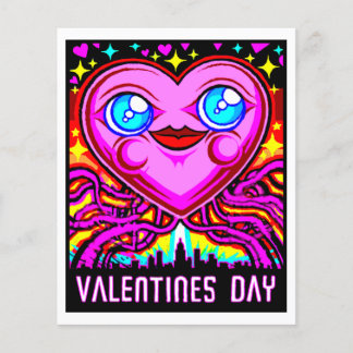 Comic Card #2534 Valentines Day Art Print