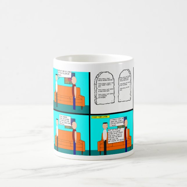 Comic Coffee Mug (Center)