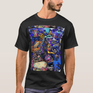 Comic Collage Sly Cooper Graphic T-Shirt
