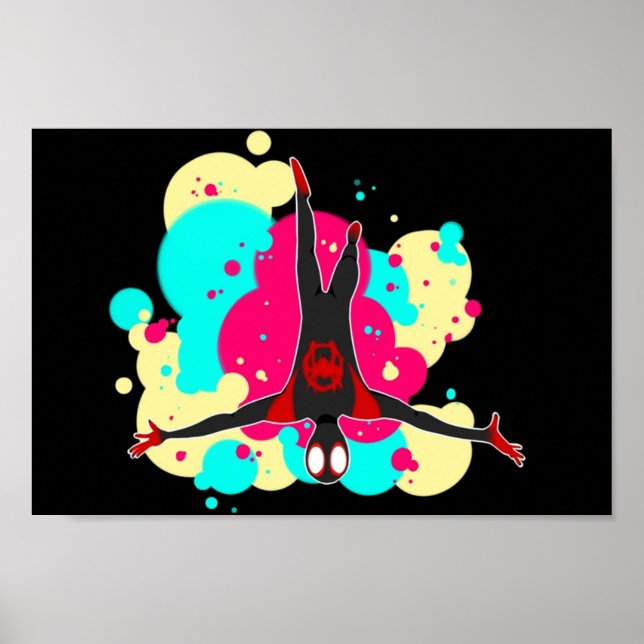 Comic colours  Miles Morales Poster (Front)
